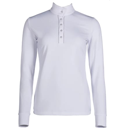 Dames wedstrijdpolo met lange mouwen HKM Emilia