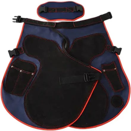 Korte tuigage schort van canvas en leer Hispano Farrier Gouda