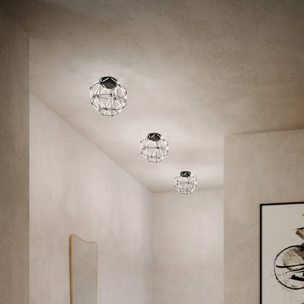 URBAN by Sforzin Euclide plafondlamp, zwart, metaal, 35 cm breed