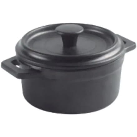 Melamine minisauspan met deksel Lacor D.14 cm