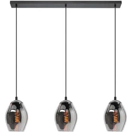 Eglo Hanglamp Almagro Zwart 3xe27