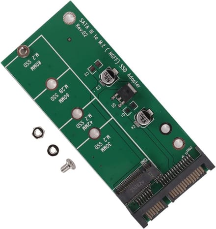 NGFF M.2 naar SATA Adapter B-Sleutel voor SSD, 2230 t/m 2280