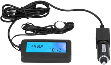 Digitale LED Mini Thermometer DC 12V voor Auto Binnen en Buiten