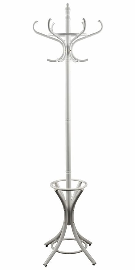 Stema WDR-1/WE Serie - Staande Kapstok - Wit - 184cm - Draaibare Kroon