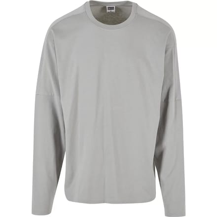 Urban Classics - Raglan Back Longsleeve shirt - M - Grijs