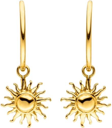 Purelei Bedeltje Core Collection Earring-Sun-Gold