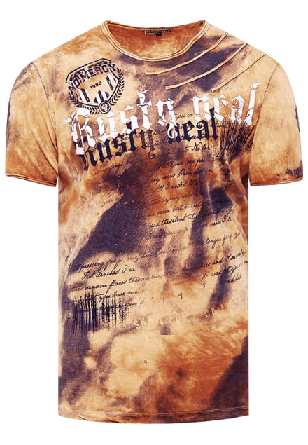 T-shirt in kleur met logo-print in de stijl van Tie Dye Batik
