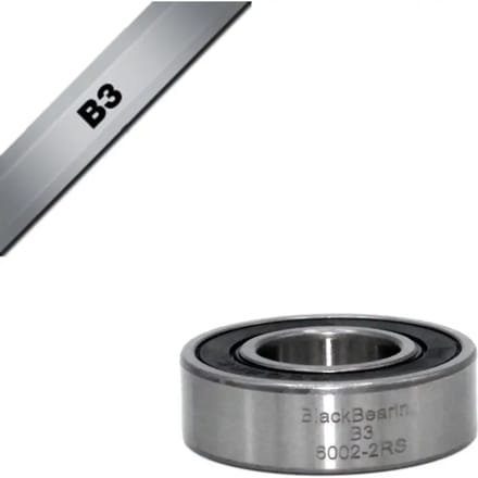 Lager Black Bearing B3 - 6002-2RS - 15 x 32 x 9 mm