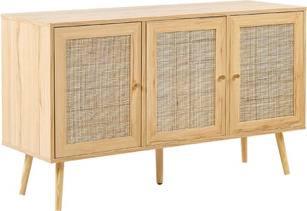 PEROTE - Sideboard - Lichte houtkleur - Rotan