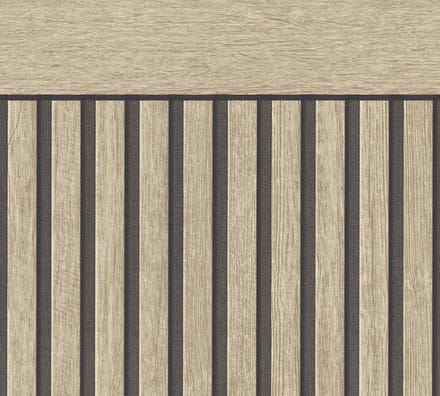 LATTENWAND PANEEL BEHANG | industrieel - Beige Bruin - A.S. Création Elements 2