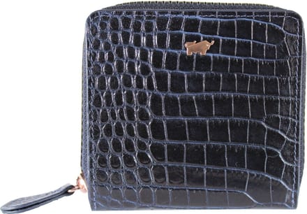 Braun Büffel Portemonnee Amalfi Zip Wallet 6CS Navy Blauw