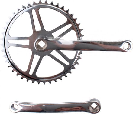 Crankstel Vinty 46T | Spieloos | Staal | 170mm | Chroom