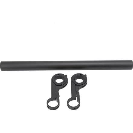30CM Aluminiumlegering Fiets Stuurverlenger Beugel Mount Fiets Koplamp Mount Stang black