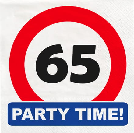 Traffic sign napkins - 65