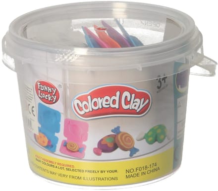 Kleiset in Opbergbox Snoepjes Maken - 6 Kleuren Klei