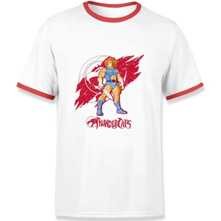 Thundercats Lion-O Red Ringer T-Shirt - White/Red - XL - White/Red