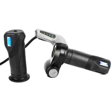 24V 500W Motor Geborstelde Controller Box met Gashendel voor Elektrische Fiets Scooter E-bike gray