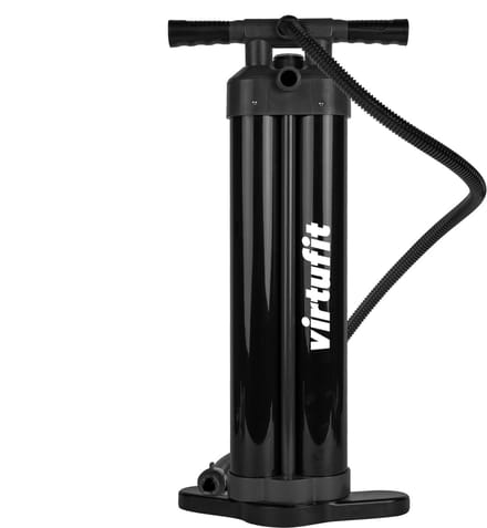 VirtuFit Triple Action Pomp - Zwart - Veelzijdige Pomp - Met Drukmeter - Pompt Moeiteloos Op - Oppompen - Sup Pomp -