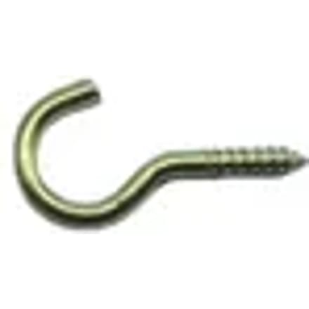Sencys Schroefhaak 2x9mm Vermessingd Per 25