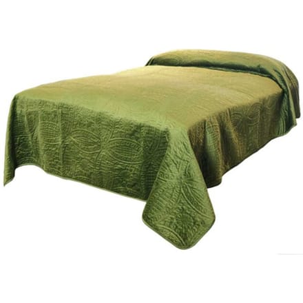Unique Living - Bedsprei Veronica 220x220cm green