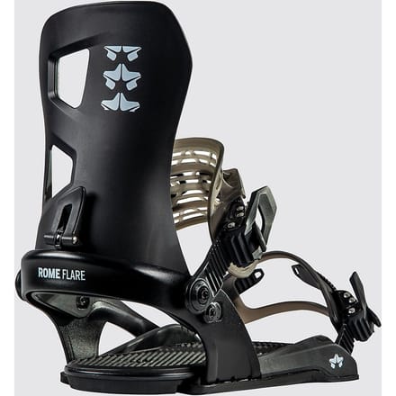 Rome Flare Snowboard Bindingen zwart