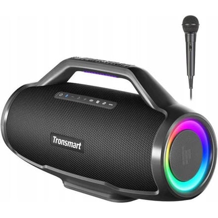 Tronsmart Bluetooth-luidspreker Bang Max Bluetooth-luidspreker, draadloze krachtige luidspreker met 130 W, gitaar-/microfooningang, synchronisatie met meer dan 100 luidsprekers, app-bediening
