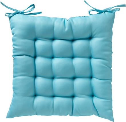 SONNY - stoelkussen 40x40 cm - matraskussen - Antigua Sand - blauw