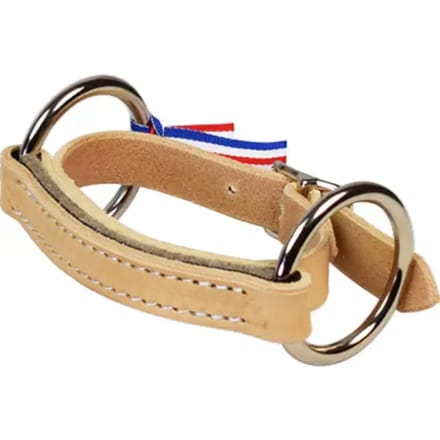 Mors 2 ringen voor paard plat leer Ronzon Legend
