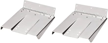 Edelstalen Trimflappen paar 30,5 x 45,7 cm, Boten 8-11 m