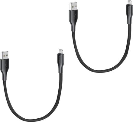 Usb kabel - Geschikt voor iPhone - Lightning kabel - 30cm kort