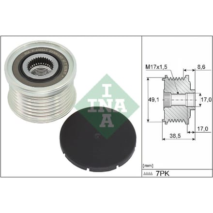 Schaeffler Ina Generator vrijloop INA 535 0344 10