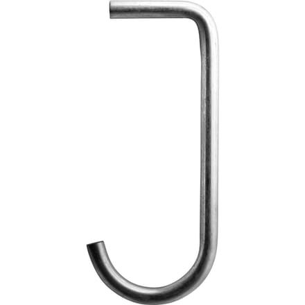 String Furniture J-Haken Metaal - set van 5 - roestvrij staal