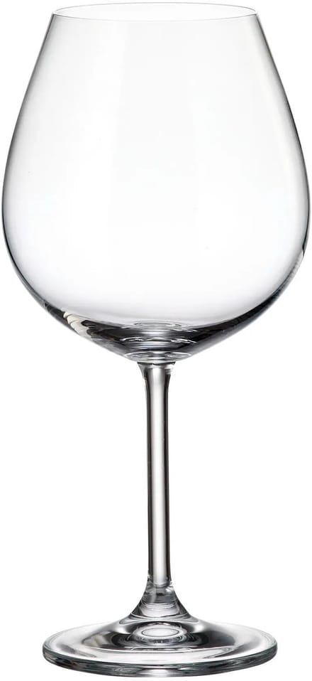 Crystal Bohemia colibri rode wijn glas 650 ml