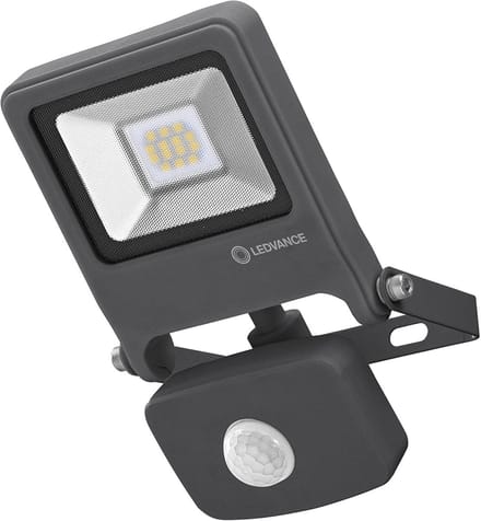 LED Buiten Floodlight met Bewegingssensor - 10W Koel Wit - IP44 voor Tuin en Oprit