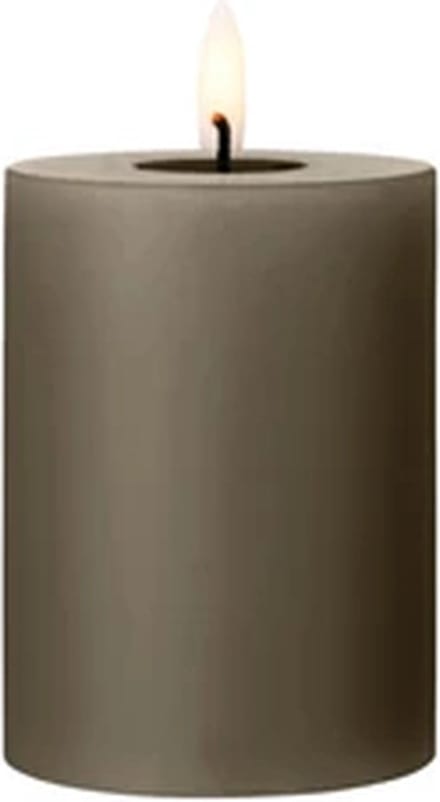 Ester & Erik Led Pillar kaars H10cm caviar