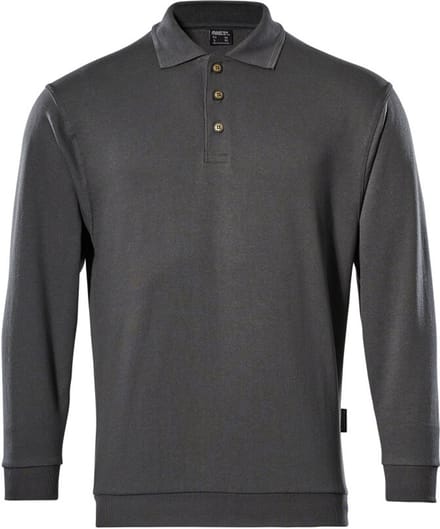 Mascot Crossover Polosweatshirt 00785-280 - donkerantraciet - M