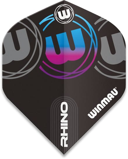 Winmau Rhino Extra Thick Logo Gradient Blue V1 - Dart Flights