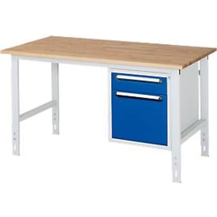 Onderbouw container, schuiflade 1 x 120 mm + 1 x 360 mm, incl. hangmappensysteem