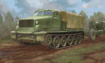 Trumpeter Modelbouwpakket Militaire voertuigen - 09501 AT-T Artillery Prime Mover Plastic - 1:35 - Modelbouw