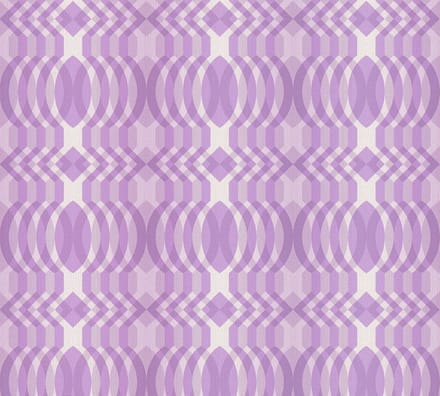 RETRO BEHANG | Grafisch - lila crème wit - A.S. Création Retro Chic