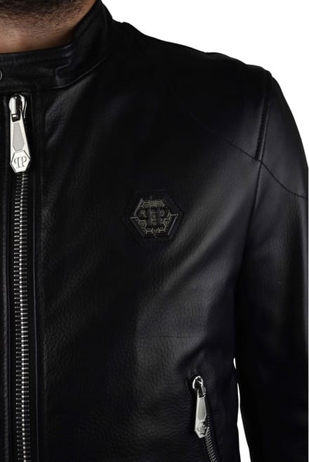Philipp Plein Bikerjack Zwart