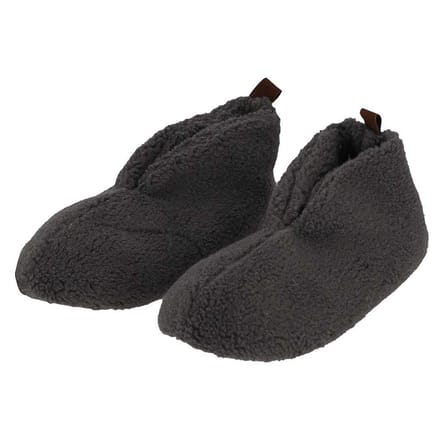 Sloffen dames teddy wol - 39/40 / Antraciet