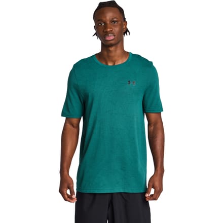 Under Armour Vanish T-shirts Heren - Zwart - Maat S - Poly Jersey