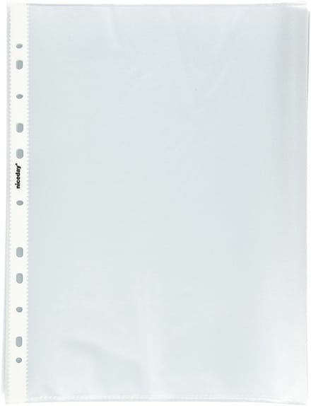 Plastic insteekhoezen, A4, vel 210x297 mm, 100 stuk/ 1 doos