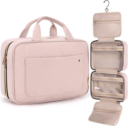 Solidchoice - Toilettas voor Reizen - Hangend en Roze, Medium