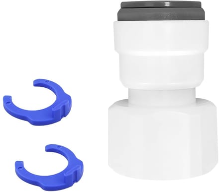 Dailygoods - 1Pcs RO Water Filter Fitting - 1/2" Female naar 1/2" Rechte Buiskoppeling