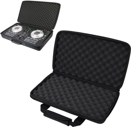 Dailygoods- Opslagtas Draagbaar - Dual Zipper - DJ Controller - Buffer Sponge - EVA Case - 40 x 25 x 8 cm - Dj Tas