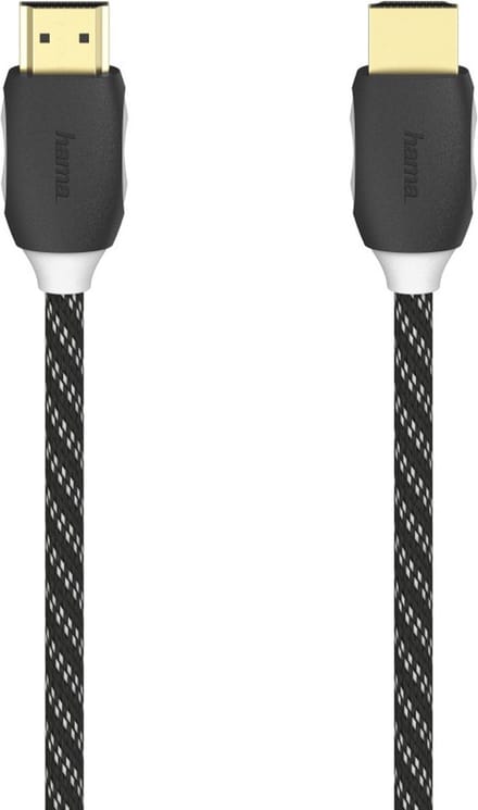 High Speed ​​HDMI™ Kabel - 4K - Ethernet - Gewoven Nylon - Verguld - 3m