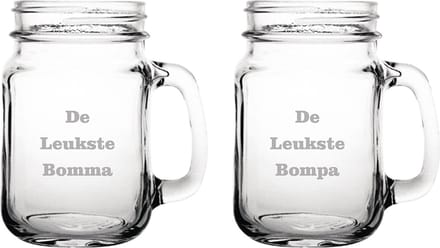 Drinkglas gegraveerd - 45cl - De Leukste Bomma-De Leukste Bompa