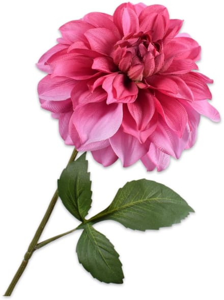 Silk-ka - Kunstbloem - dahlia - roze - H71 cm - 2 stuks